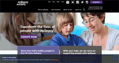 Desktop Screenshot of epilepsysociety.org.uk